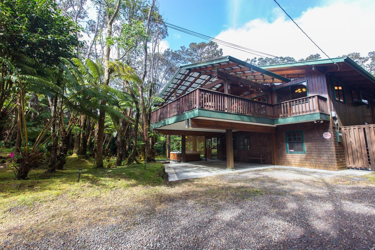 Hale Mauna Loa Upper Level With Shared Hot Tub Волкано Екстер'єр фото